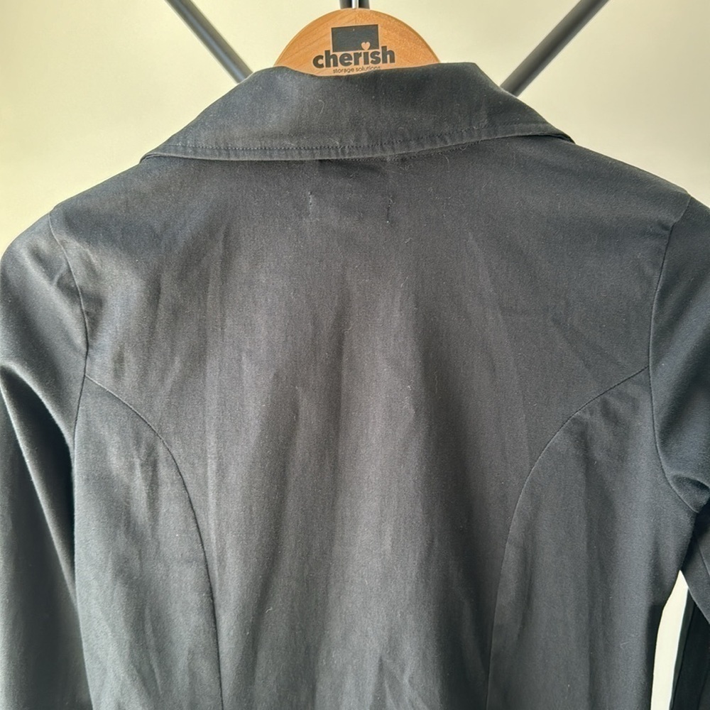 ADIDAS Full Length Jacket | Black/Gold | Women’s Small | Fitted - Picture 9 of 11